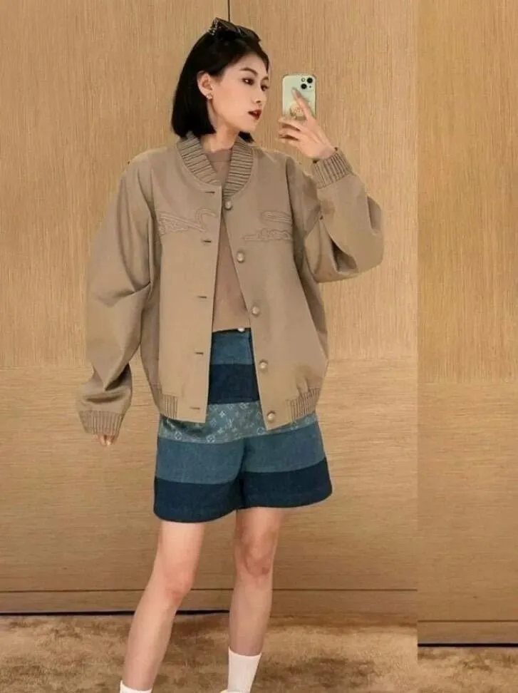 Louis Vuitton/Louis Vuitton Embroidered Silhouette Jacket